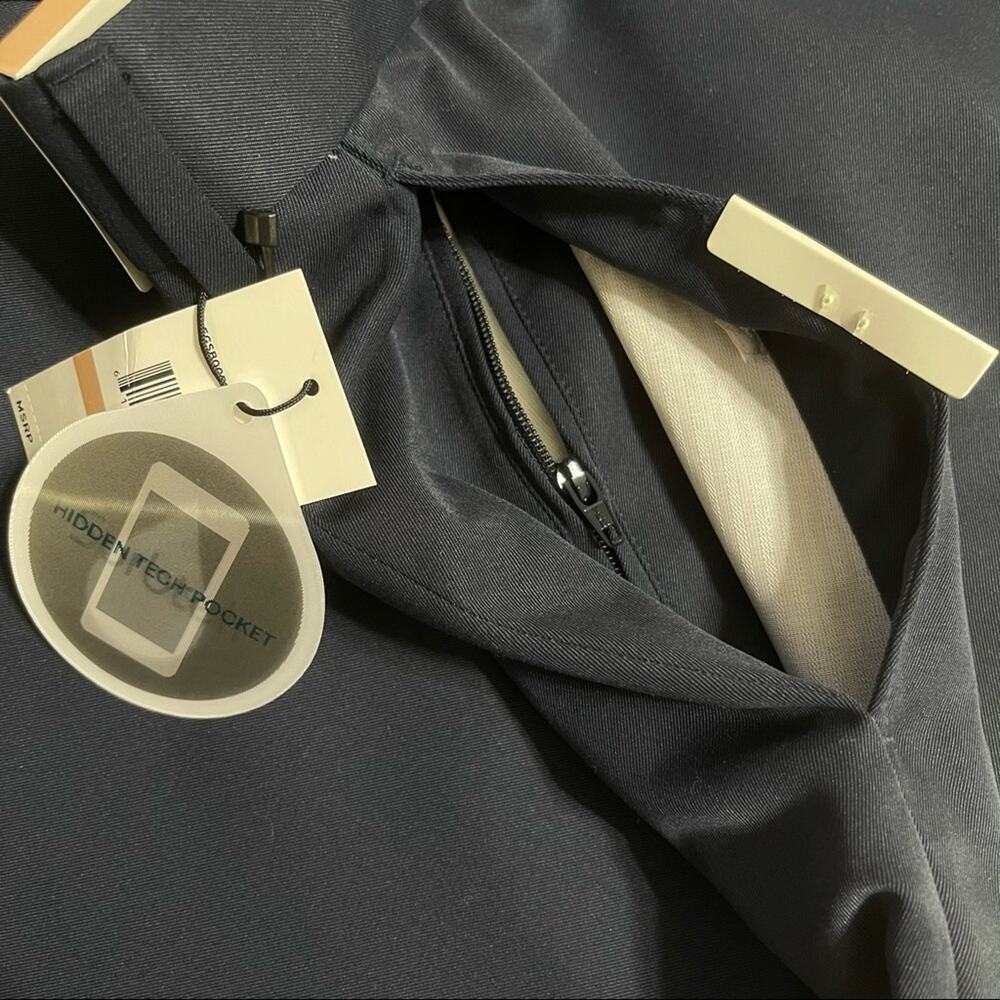 Perry Ellis Luxe Golf Shorts Portfolio Navy Blue "Total Eclipse" Performance 42 - Picture 3 of 13